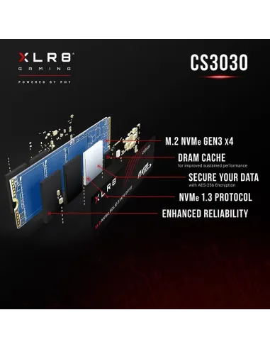 PNY XLR8 CS3030 SSD 2TB M.2 NVMe PCIe Gen3