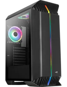 Aerocool Gladiator Duo Cristal Templado USB 3.0 Negra