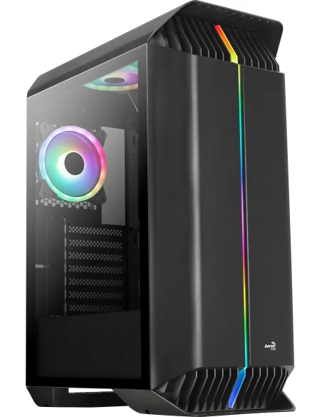 Aerocool Gladiator Duo Cristal Templado USB 3.0 Negra