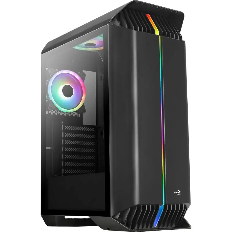 Aerocool Gladiator Duo Cristal Templado USB 3.0 Negra