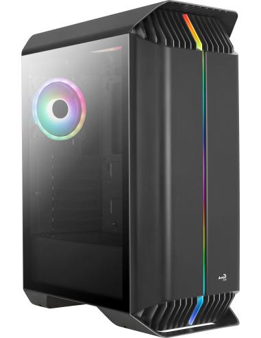 Aerocool Gladiator Duo Cristal Templado USB 3.0 Negra