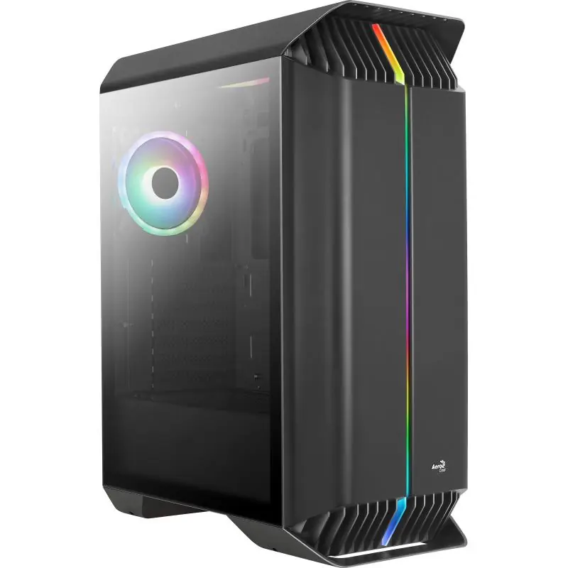 Aerocool Gladiator Duo Cristal Templado USB 3.0 Negra