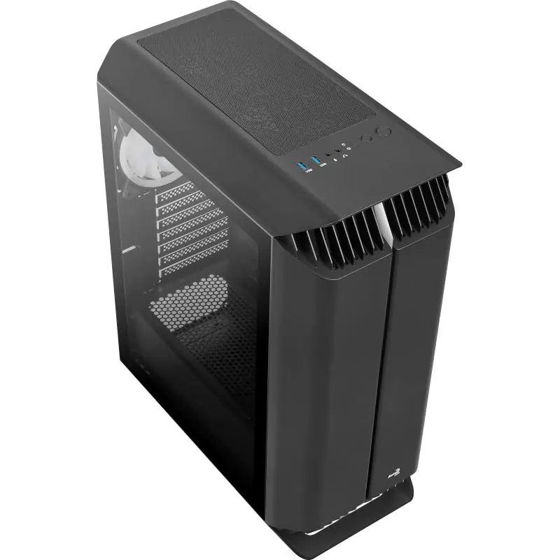 Aerocool Gladiator Duo Cristal Templado USB 3.0 Negra