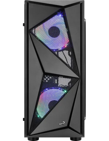 Aerocool Glider USB 3.0 FRGB con Ventana Acrílica Negra