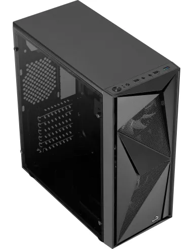 Aerocool Glider USB 3.0 FRGB con Ventana Acrílica Negra