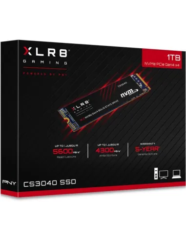 PNY XLR8 CS3040 SSD M.2 1TB PCIe Gen 4