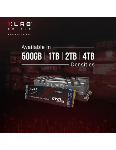 PNY XLR8 CS3040 SSD M.2 1TB PCIe Gen 4