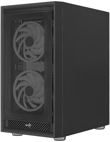 Aerocool Graphite Cristal Templado USB 3.0 aRGB Negro