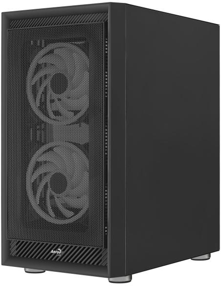 Aerocool Graphite Cristal Templado USB 3.0 aRGB Negro