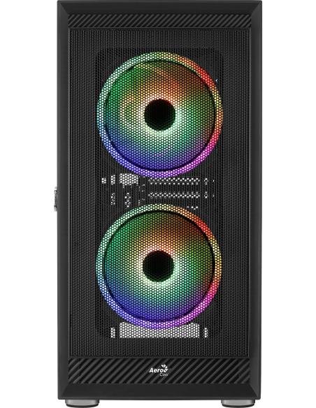 Aerocool Graphite Cristal Templado USB 3.0 aRGB Negro