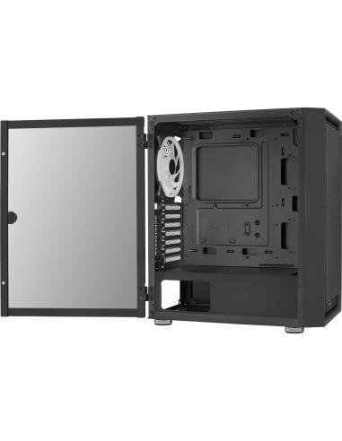 Aerocool Graphite Cristal Templado USB 3.0 aRGB Negro