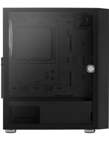 Aerocool Graphite Cristal Templado USB 3.0 aRGB Negro