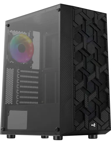 Aerocool Hive FRGB Cristal Templado USB 3.0 Negra