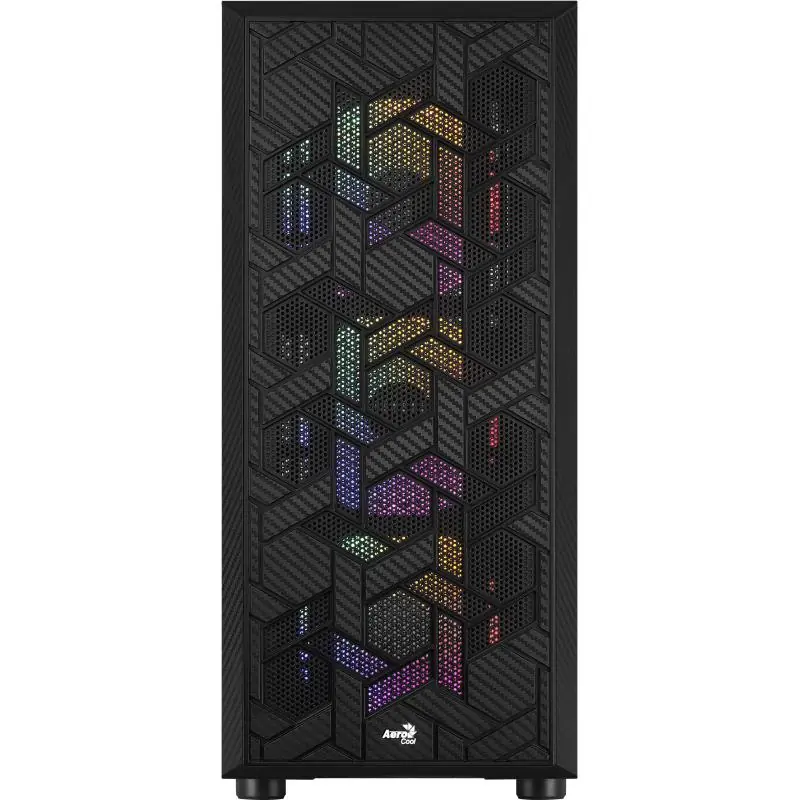 Aerocool Hive FRGB Cristal Templado USB 3.0 Negra