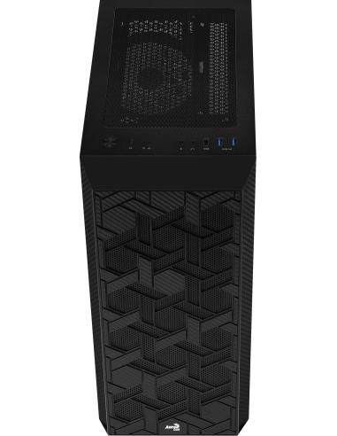 Aerocool Hive FRGB Cristal Templado USB 3.0 Negra