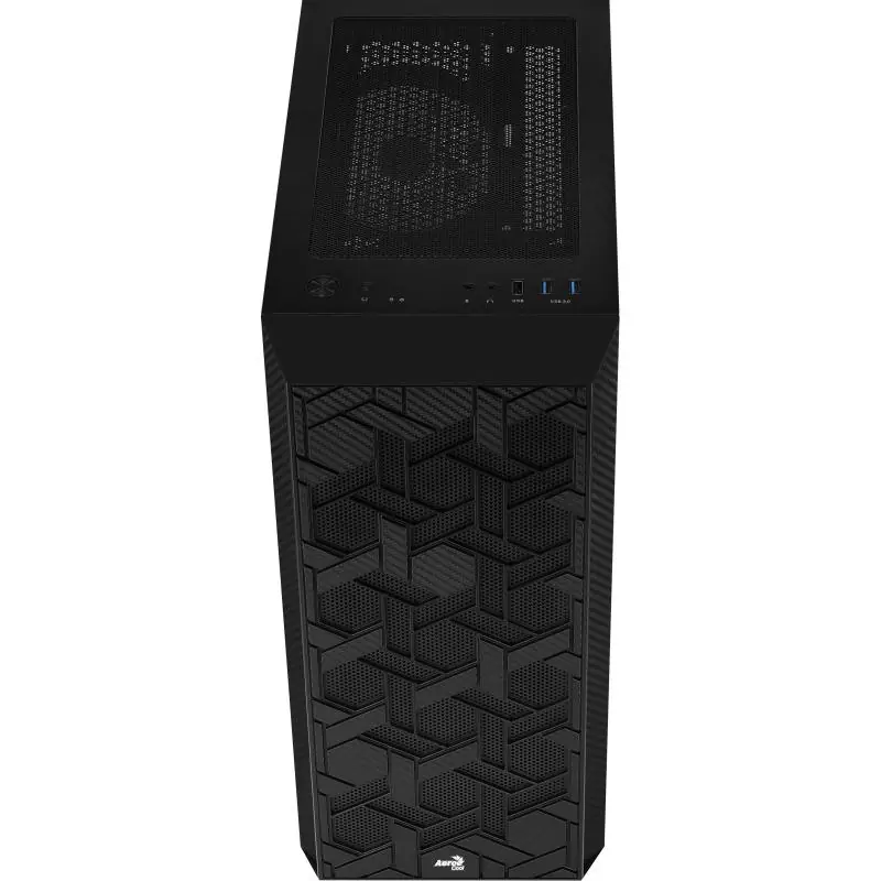 Aerocool Hive FRGB Cristal Templado USB 3.0 Negra