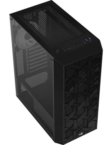 Aerocool Hive FRGB Cristal Templado USB 3.0 Negra