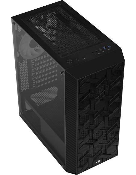 Aerocool Hive FRGB Cristal Templado USB 3.0 Negra