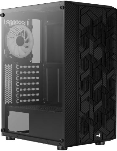 Aerocool Hive FRGB Cristal Templado USB 3.0 Negra
