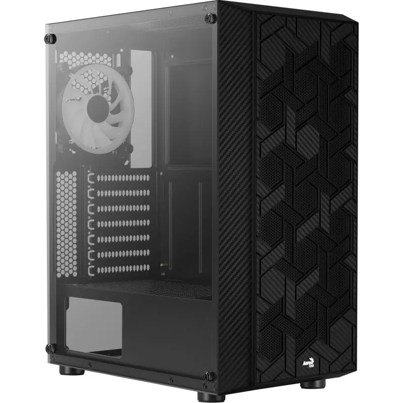 Aerocool Hive FRGB Cristal Templado USB 3.0 Negra