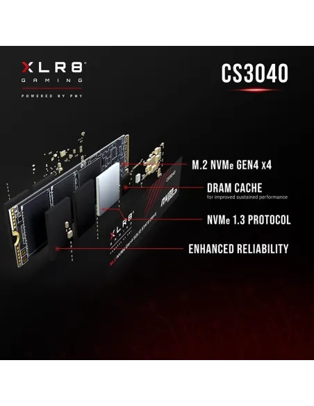 PNY XLR8 CS3040 SSD M.2 2TB PCIe Gen 4