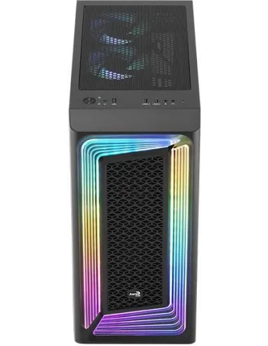 Aerocool Interstellar Torre ATX RGB Cristal Templado USB 3.0 Negra