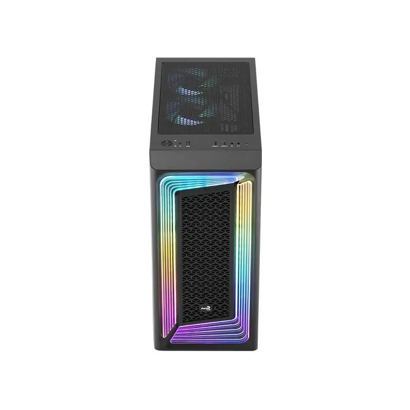 Aerocool Interstellar Torre ATX RGB Cristal Templado USB 3.0 Negra