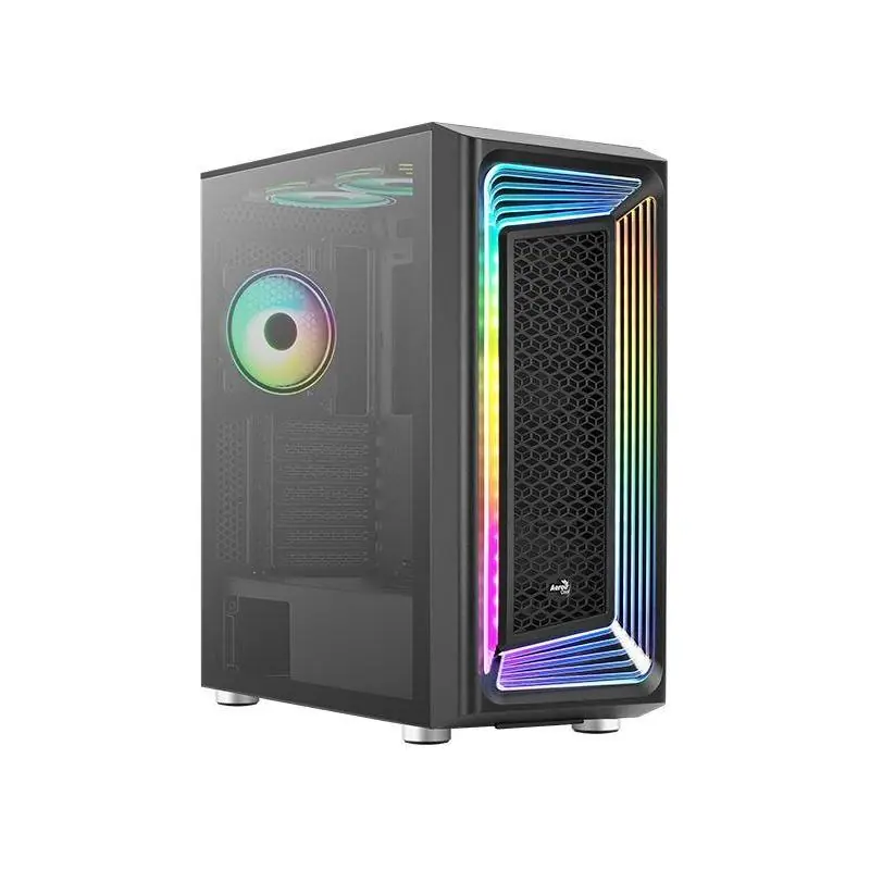 Aerocool Interstellar Torre ATX RGB Cristal Templado USB 3.0 Negra