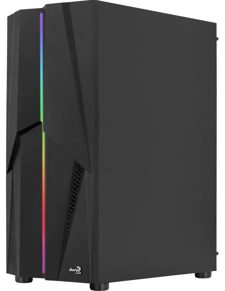 Aerocool Mecha Cristal Templado USB 3.1 RGB Negra