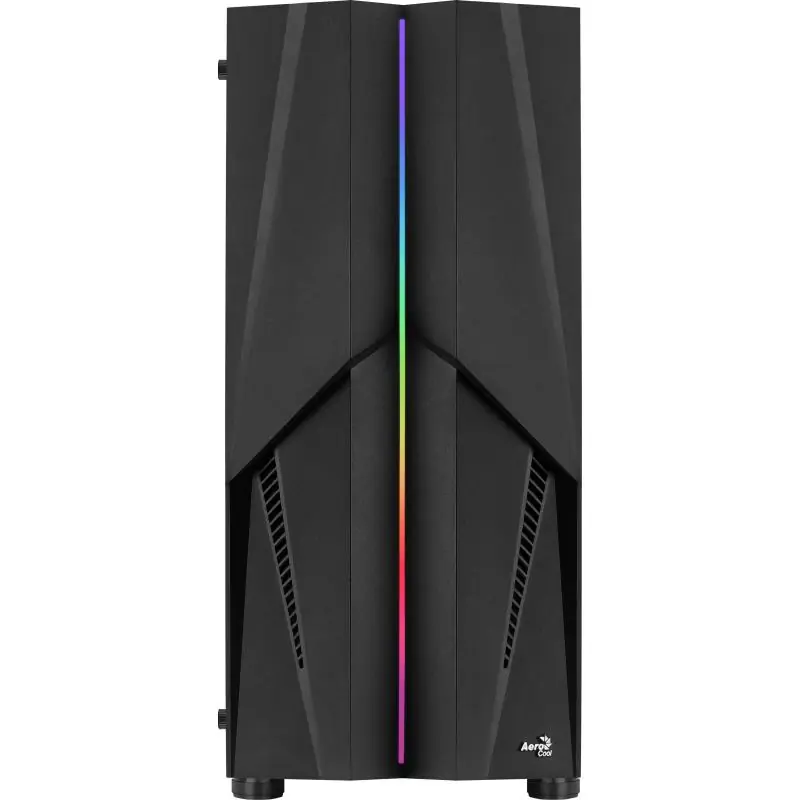 Aerocool Mecha Cristal Templado USB 3.1 RGB Negra