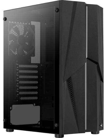 Aerocool Mecha Cristal Templado USB 3.1 RGB Negra