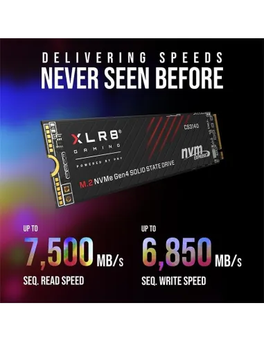 PNY XLR8 CS3140 M.2 SSD 1TB NVMe Gen4 con Disipador
