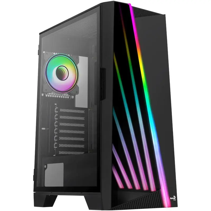 Aerocool Mirage Cristal Templado USB 3.0 aRGB Negro