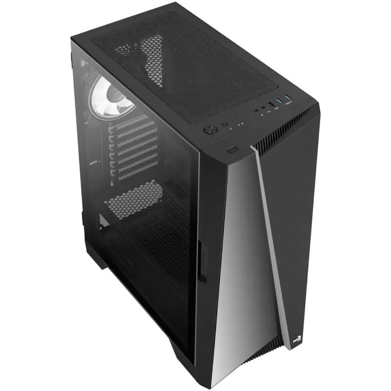 Aerocool Mirage Cristal Templado USB 3.0 aRGB Negro