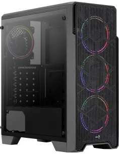 Aerocool Ore USB 3.0 FRGB con Ventana Acrílica Negra