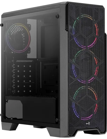 Aerocool Ore USB 3.0 FRGB con Ventana Acrílica Negra