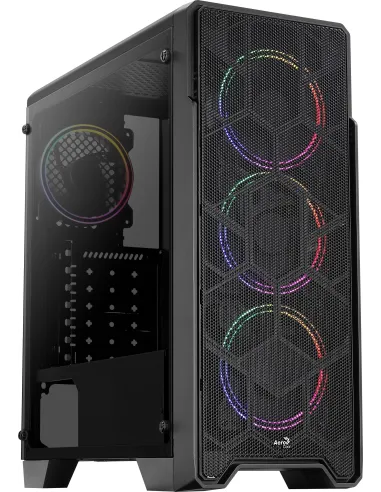 Aerocool Ore USB 3.0 FRGB con Ventana Acrílica Negra