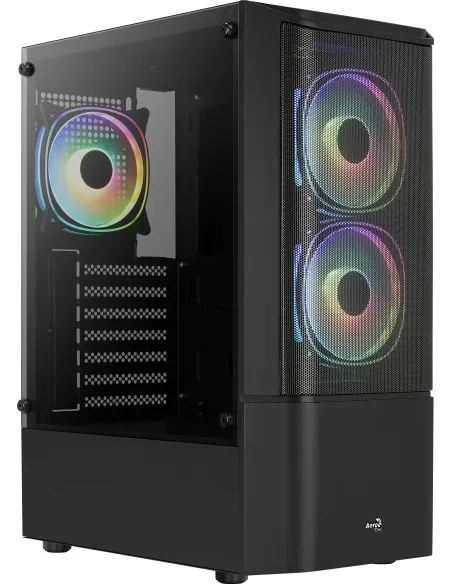 Aerocool Quantum Mesh V3 Cristal Templado USB 3.0 RGB Negra