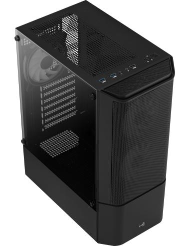Aerocool Quantum Mesh V3 Cristal Templado USB 3.0 RGB Negra