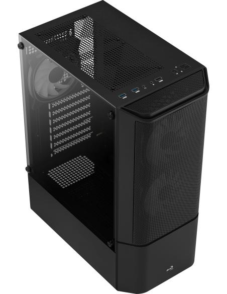 Aerocool Quantum Mesh V3 Cristal Templado USB 3.0 RGB Negra
