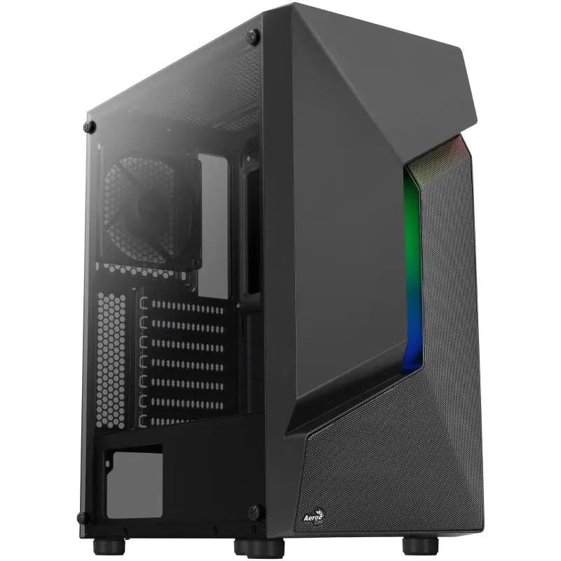 Aerocool Scape V1 Cristal Templado USB 3.0 RGB Negro