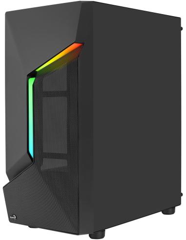 Aerocool Scape V1 Cristal Templado USB 3.0 RGB Negro