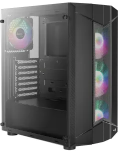 Aerocool Sentinel RGB USB 3.0 Cristal Templado Negra