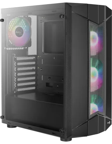Aerocool Sentinel RGB USB 3.0 Cristal Templado Negra