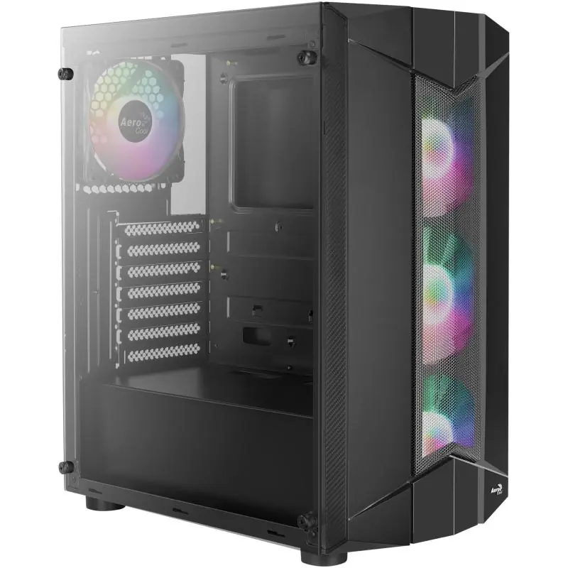 Aerocool Sentinel RGB USB 3.0 Cristal Templado Negra