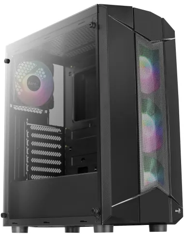Aerocool Sentinel RGB USB 3.0 Cristal Templado Negra