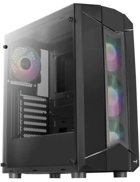 Aerocool Sentinel RGB USB 3.0 Cristal Templado Negra