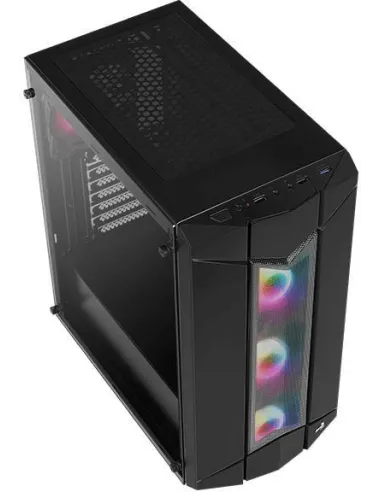 Aerocool Sentinel RGB USB 3.0 Cristal Templado Negra