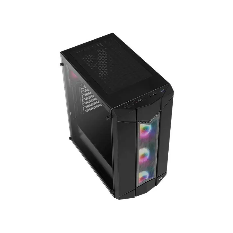 Aerocool Sentinel RGB USB 3.0 Cristal Templado Negra