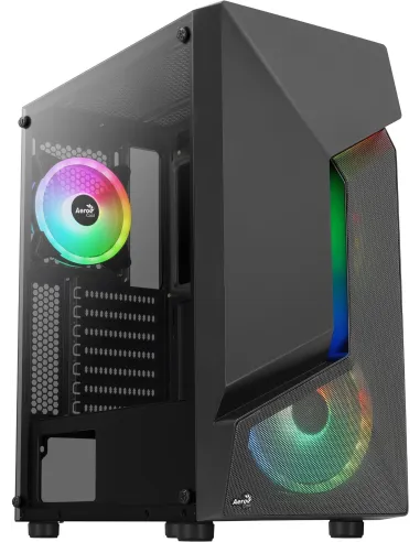 Aerocool Scape V3 Cristal Templado USB 3.0 RGB Negro